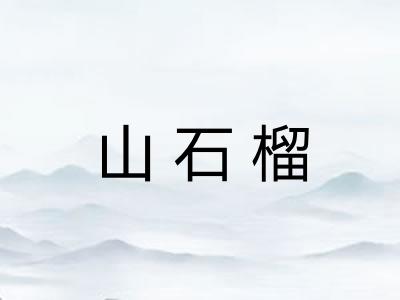 山石榴