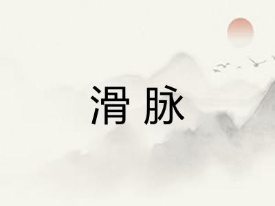 滑脉