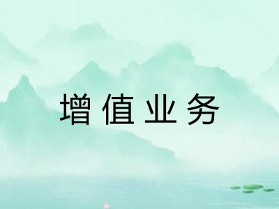 增值业务