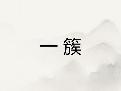 一簇