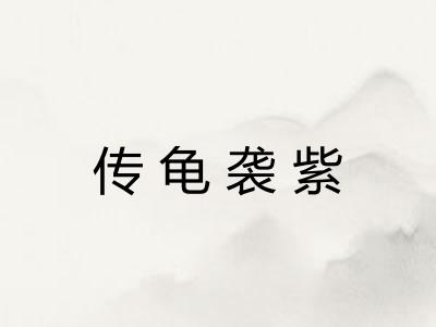 传龟袭紫