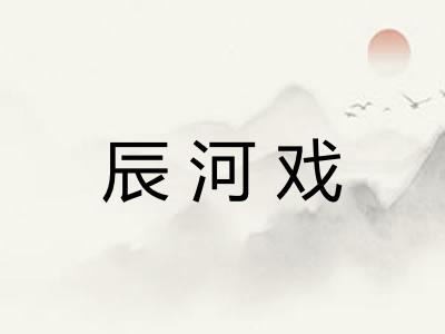 辰河戏