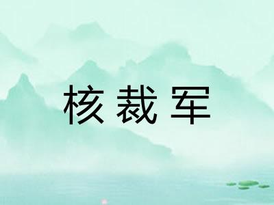 核裁军