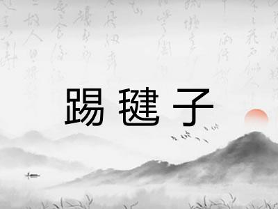 踢毽子