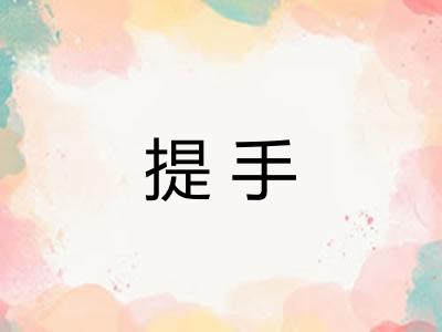提手