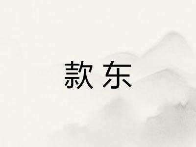 款东