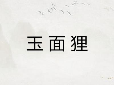 玉面狸