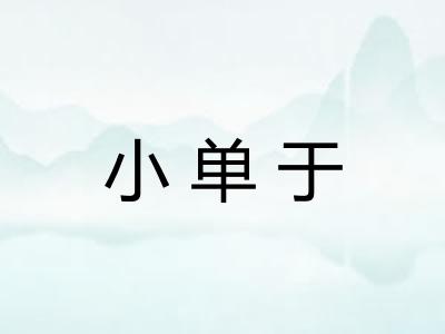 小单于