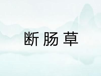 断肠草