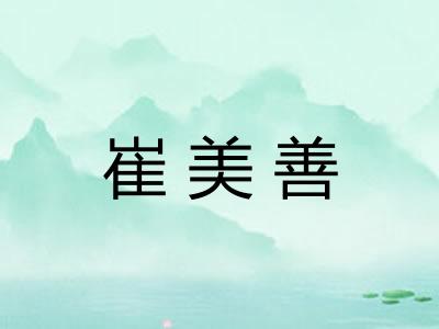 崔美善