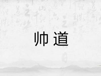 帅道