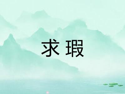 求瑕