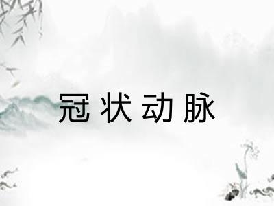 冠状动脉
