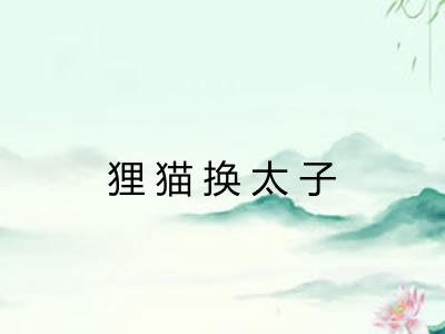 狸猫换太子