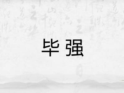 毕强