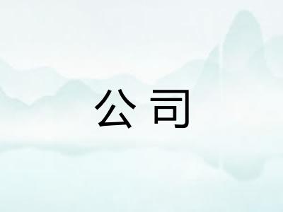 公司