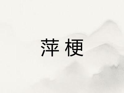 萍梗