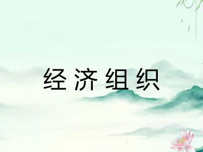 经济组织