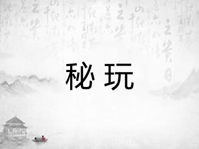 秘玩