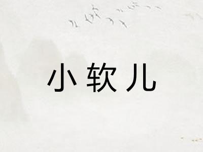 小软儿