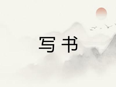 写书