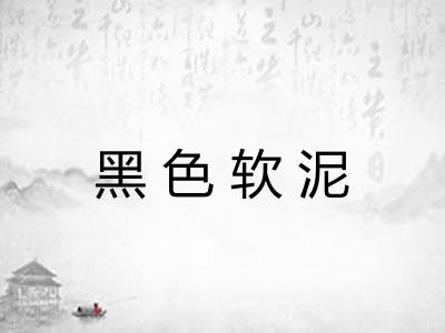 黑色软泥