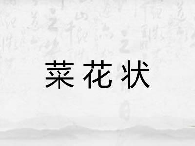 菜花状