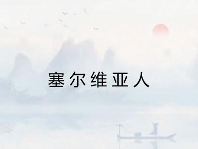 塞尔维亚人