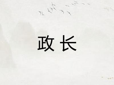 政长