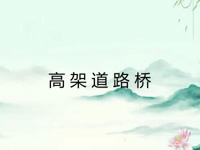 高架道路桥