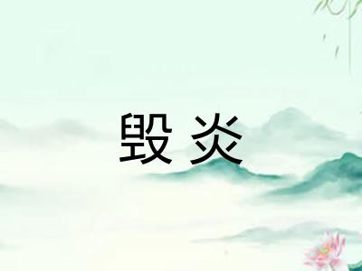 毁炎