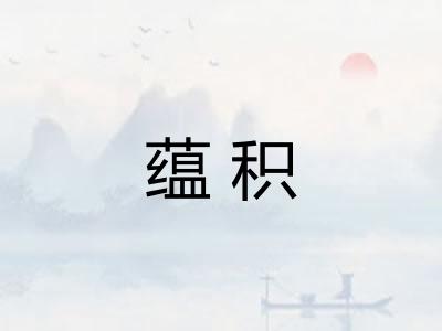 蕴积
