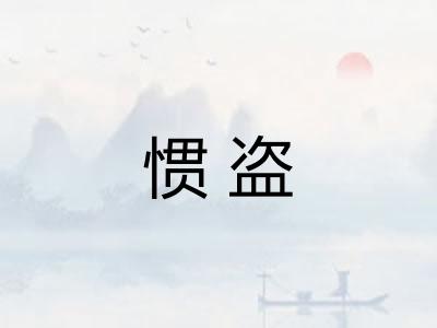 惯盗