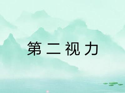 第二视力
