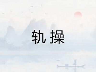 轨操