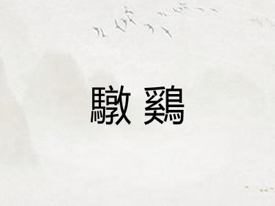 驐鷄
