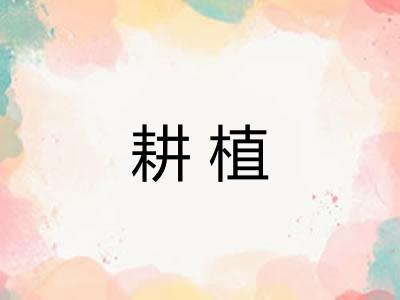 耕植