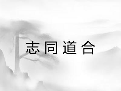 志同道合