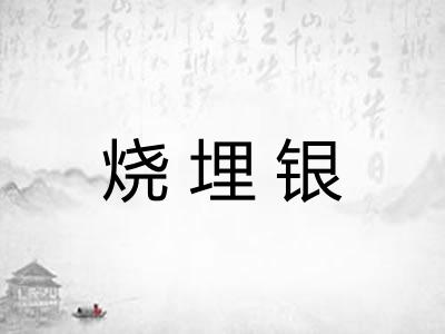 烧埋银
