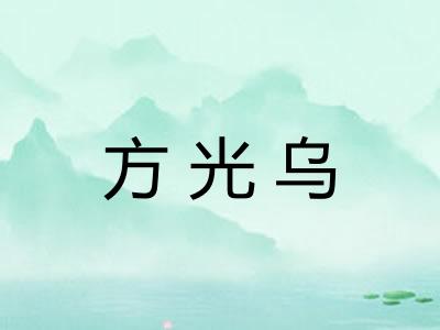 方光乌