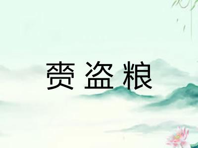 赍盗粮