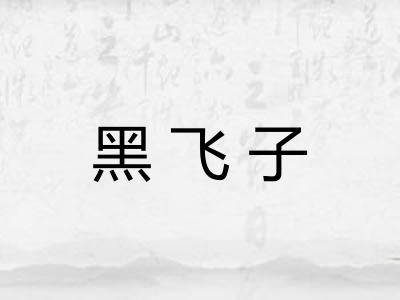 黑飞子