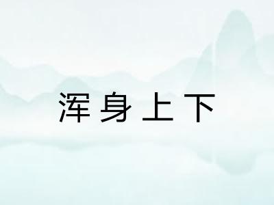 浑身上下