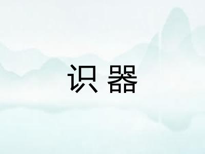 识器