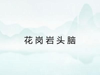 花岗岩头脑
