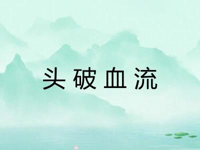 头破血流