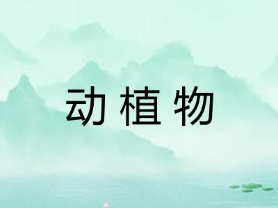 动植物
