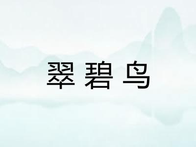 翠碧鸟