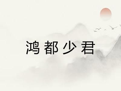 鸿都少君