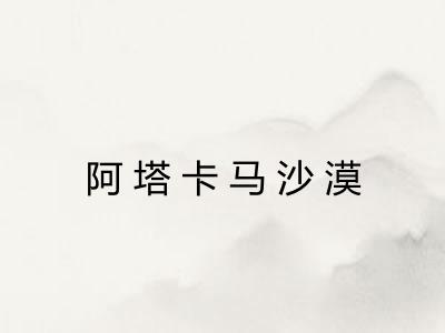 阿塔卡马沙漠